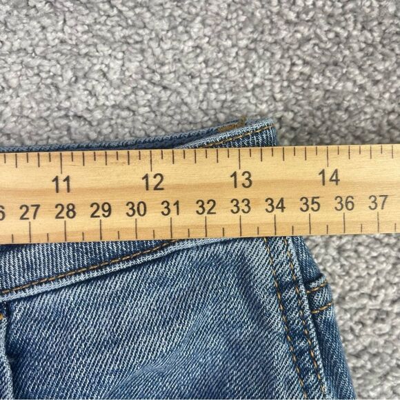 Hollister Mom Jeans Women's 26X25 Blue Straight Ultra High Rise Medium Denim - Picture 7 of 11